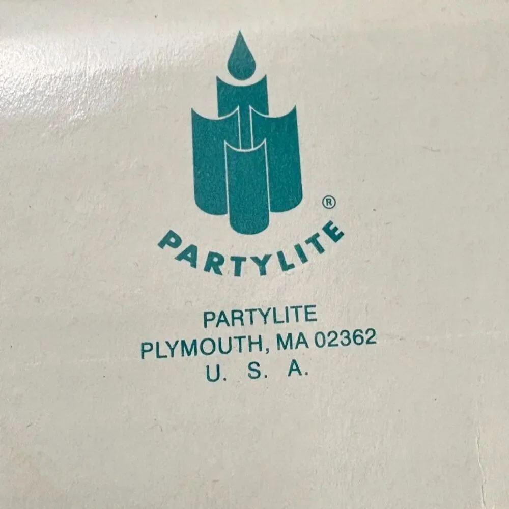 Vintage 2001 PartyLite Harvest Medley P7258 5 Pc Fruit Votive Candle Holders Box